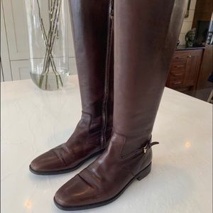 Ralph Lauren RLL Tall Brown Riding Boots 7.5